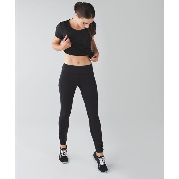 Lululemon Speed Tight III Mesh Running Full Length 30" Legging Size 4 - Picture 2 of 13